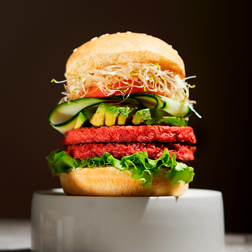 hamburguesa vegana dark side vegusta